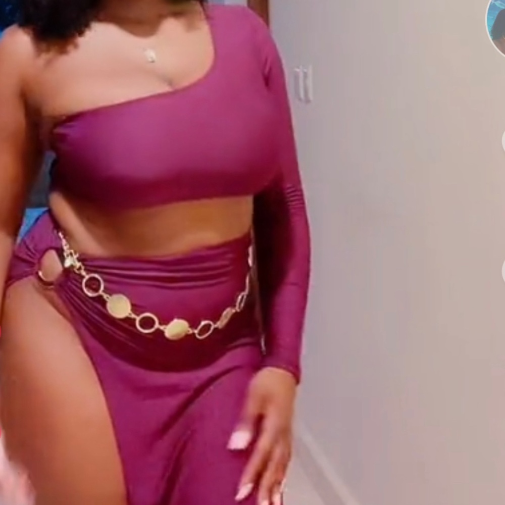 Fashion Nova high slit dress